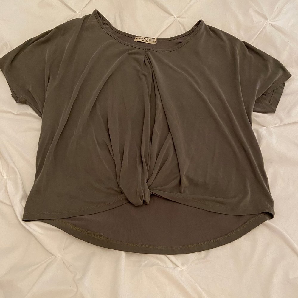 Green Casual Top